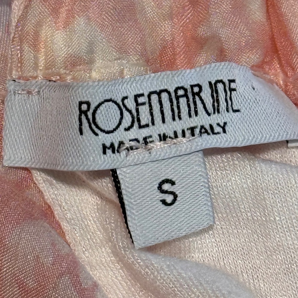 Rosemarine Womens Halter Midi Dress Size S Pink Paisley Flowy Kentucky Derby - Picture 4 of 6